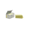POST-IT 127x76mm újrahasznosított sárga jegyzettömb minitorony (POST-IT_7100172257)