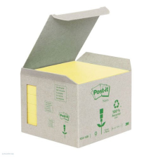 POST-IT 654-1B 76x76mm 6x100lap/csm GreenLine sárga jegyzettömb