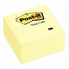 POST-IT 76x76mm 450 lapos öntapadós sárga kockatömb post-it