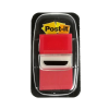 POST-IT Oldaljelölő 3M Post-it 680-1 műanyag 25x43mm piros