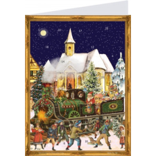  Postkarten-Adventskalender "Zug" – F. Sellmer,Sellmer Verlag naptár, kalendárium