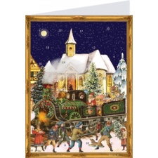 Postkarten-Adventskalender "Zug" – F. Sellmer,Sellmer Verlag naptár, kalendárium