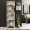  Potena fehér könyvespolc 50 x 162 x 25 cm