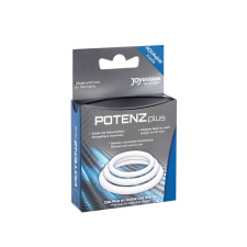  POTENZplus Transparent 3er Mix (S, M, L) péniszgyűrű