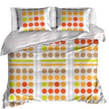 Pöttyös ágynemű lakástextília