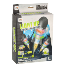  Power launcher rakéta LED x3 hab rakétavető katonásdi