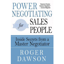 Power Negotiating for Salespeople – Roger Dawson idegen nyelvű könyv