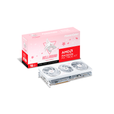 Powercolor Radeon RX 7800 XT 16GB GDDR6 Hellhound Sakura White OC Videókártya (RX7800XT 16G-L/OC/SAKURA) videókártya