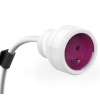 PowerCube POWERCUBE - Power Extension 5m fehér/rózsaszín (82750)