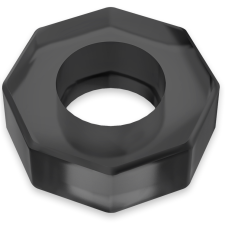 POWERING POWERING Szuper rugalmas péniszgyűrű  5 cm PR10  (fekete) péniszgyűrű