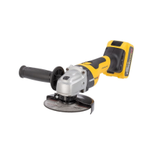 Powerplus sárga akkus szénkefementes sarokcsiszoló 125mm 4Ah 20V POWXB20050 sarokcsiszoló