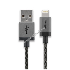 Powery Cabstone USB kábel - Apple Lightning csatlakozóval iPhone iPad iPod MFI tablet kellék