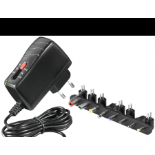 Powery Goobay hálózati adapter 3-7V-ig csatlakozó készlettel max. 2500mA kábel és adapter