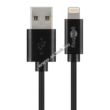Powery Goobay USB kábel - Apple Lightning csatlakozóval 3m iPhone, iPad, iPod MFI kábel és adapter