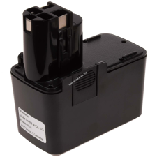 Powery Helyettesítő akku Bosch típus 2607335230 NiMH 9,6V 19Wh barkácsgép akkumulátor