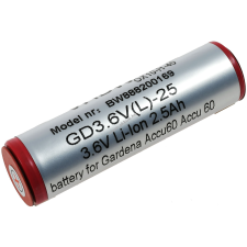 Powery Helyettesítő akku Gardena típus 302768 Li-Ion barkácsgép akkumulátor