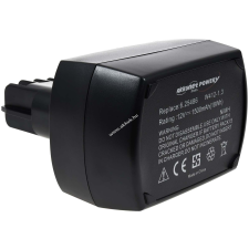 Powery Helyettesítő akku Metabo ütvefúrógép SSB12 1500mAh barkácsgép akkumulátor
