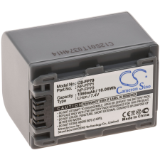 Powery Helyettesítő akku Sony DCR-DVD305 1360mAh sony videókamera akkumulátor