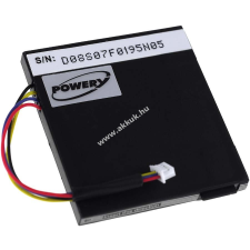 Powery Helyettesítő akku Texas Instruments típus 541383800002-G0511 mp3 lejátszó akkumulátor