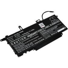 Powery Helyettesítő laptop akku Dell Latitude 7410 2-in-1 dell notebook akkumulátor