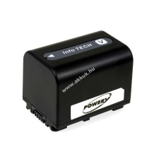 Powery Utángyártott akku Sony HDR-PJ740 1960mAh sony videókamera akkumulátor