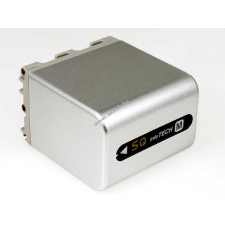 Powery Utángyártott akku Sony videokamera DCR-PC110 5100mAh ezüst sony videókamera akkumulátor