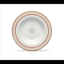  Pozzi Milano Porcelán mélytányér 21,5cm, Imperial tányér és evőeszköz
