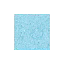 PPD .C1332057 Lace embossed aqua dombornyomott papírszalvéta 33x33cm,15db-os asztalterítő és szalvéta