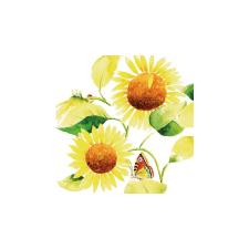  PPD.C1334416 Sunflowers papírszalvéta 33x33cm,20db-os asztalterítő és szalvéta