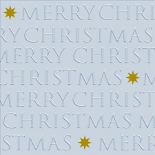  PPD Christmas letters silver dombornyomott papírszalvéta 33x33cm, 20db-os papírárú, csomagoló és tárolóeszköz