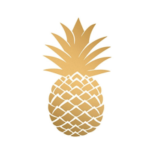 PPD Golden Pineapple papírszalvéta 25x25cm,20db-os konyhai eszköz