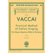  Practical Method of Italian Singing – Nicola Vaccai idegen nyelvű könyv