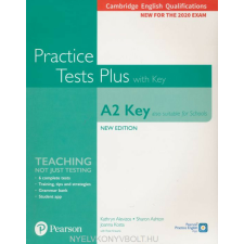 PRACTICE TESTS PLUS A2 KEY+KEY nyelvkönyv, szótár