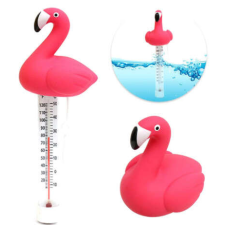 Practico Flamingó alakú vízhőmérséklet mérő medencéhez baba vízhőmérő