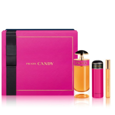 Prada Candy Ajándékszett, Eau de Parfum 80ml + Eau de Parfum 7ml + Body Milk 75ml, női kozmetikai ajándékcsomag