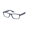 Prada Linea Rossa PS 04PV U631O1 Blue Rubber Demo Lens szemüveg