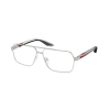 Prada Linea Rossa PS 51TV 1BC1O1 Silver Demo Lens szemüveg