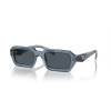 Prada PRA12S 19O70B TRANSPARENT BLUE DARK GREY napszemüveg