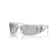 Prada PRA14S 12R30B TRANSPARENT GREY LIGHT GREY napszemüveg napszemüveg