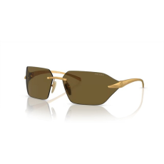 Prada PRA55S 15N01T SATIN YELLOW GOLD DARK BROWN napszemüveg