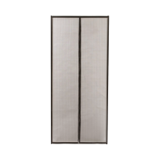 Praktiker Outdoor PRAKTIKER SZÚNYOGHÁLÓ AJTÓRA MÁGNESES 2 RÉSZES 100X220CM FEKETE szúnyogháló