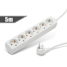 PRC 6-os 5m elosztó hosszabbító, elosztó