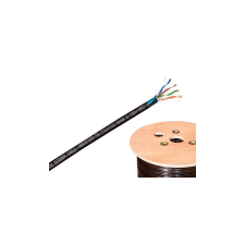 PRC Kültéri Cat.5E FTP kábel 100 méteres tekercs kábel és adapter
