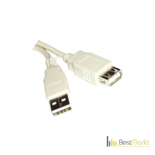 PRC USB 2.0 A-A 3m hosszabbító kábel kábel és adapter