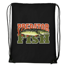 Predator fish - Sport táska fekete tornazsák