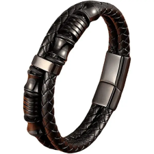 Predator Q1 Black Beautiful, férfi, fekete, 21 cm karkötő