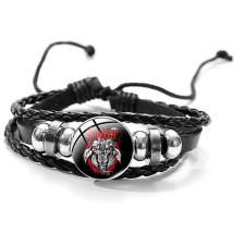 Predator Q1 bőr karkötő - Slipknot - 7 karkötő
