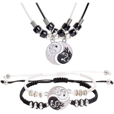 Predator Q1 Yin Yang - láncok és karkötők medálokkal (4 db) karkötő