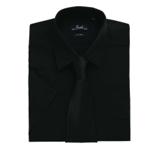Premier Férfi ing Premier PR202 Men&#039;S Short Sleeve poplin Shirt -2XL, Black férfi ing
