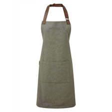 Premier Férfi kötény Premier PR144 ‘Annex’ Oxford Bib Apron -Egy méret, Moss lakástextília